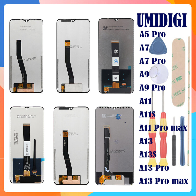 Для UMIDIGI A5 Pro A7 A7S A7 Pro A9 A9 Pro A11 A11S A11 Pro max A13 A13S A13 Pro A13 Pro max G3 MAX + ЖК-дисплей + сенсорный экран