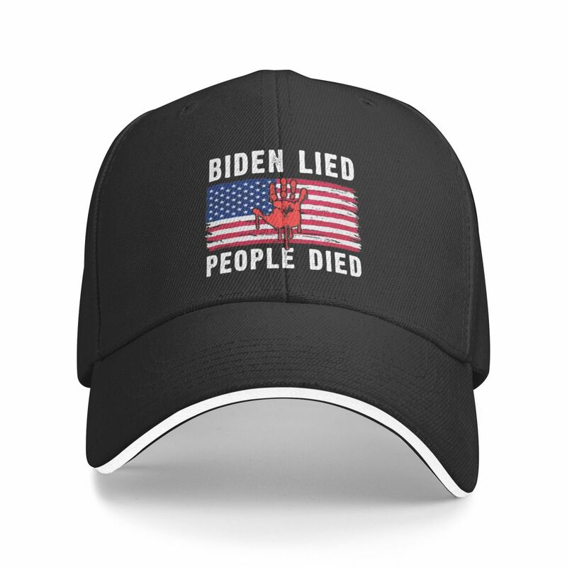 Biden Lied People topi bisbol orang Amerika Serikat Impeach biden sekarang topi anak-anak topi Anime topi Pria Wanita