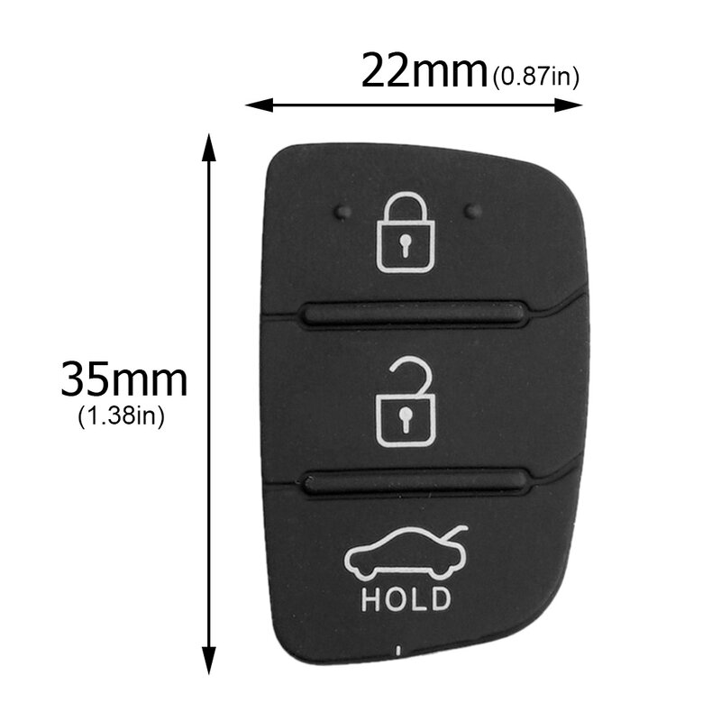 Carcasa de silicona para llave remota de coche, cubierta de hoja inteligente Fob para Hyundai, Kia, RIO, K2, K5, Sportage