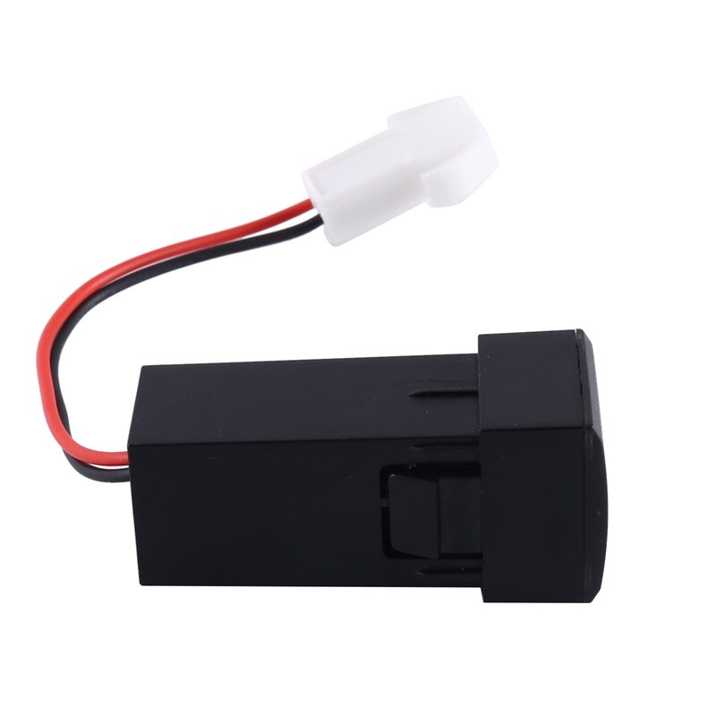 Toma de carga USB para coche, voltímetro con pantalla Digital LED para Toyota QC 3,0, carga rápida