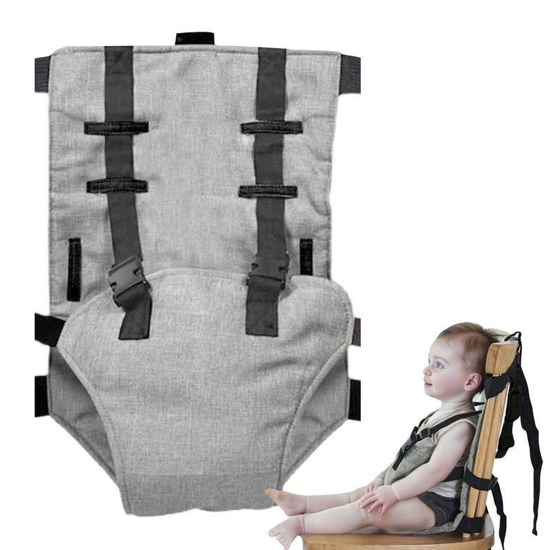 Baby Harness Seat for High Chair, Cinto de segurança para criança para restaurante, portátil, dobrável, pano Oxford, viagem