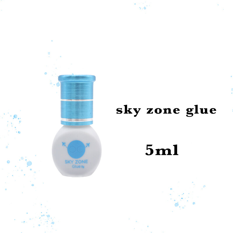 5g Sky Zone Glue For Eyelash Extensions 1-2s Dry Time Extra Strong Lash Adhesive Retention 6 Weeks Non Irritating Makeup Supplie