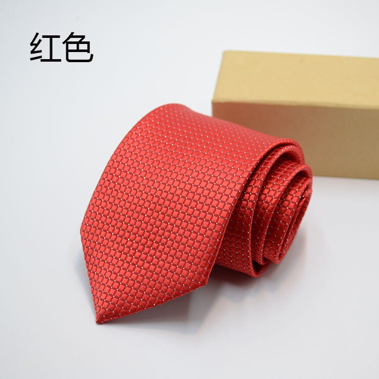 Dasi Merah Skinny Kepala Panah Kasual Dasi Hitam Ramping untuk Pria 5Cm Aksesoris Pria Sederhana untuk Pesta Formal Dasi Mode