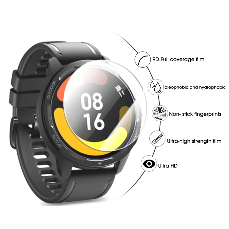 Vidro temperado para xiaomi s1 ativo protetor de tela anti-risco capa filme para xiaomi relógio s1 ativo smartwatch acessórios