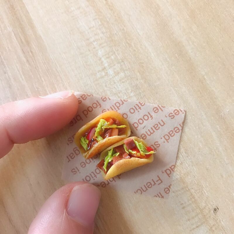1/12 Schaal Dollhouse Miniatuur Tacos Bakken Burrito Voor Blyth OB11 Bjd Poppenhuis Keuken Spelen Speelgoed Accessoires