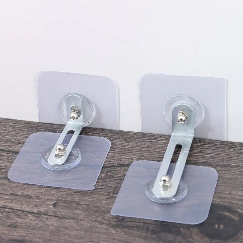 Baby Care Adhesive Furniture Wall Anchors Self-Adhesive Cabinet Lock Anti-overturning Fixed Clip Furniture Stabilizer
