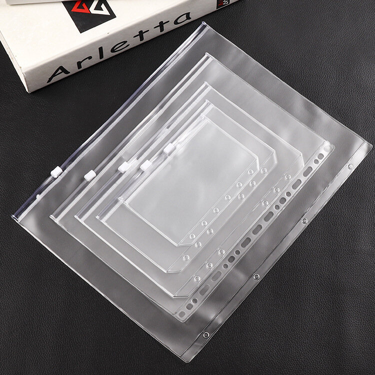 A5 A6 A7 B5 A4 Loose-leaf Divider And Baffle PP Transparent Matte Loose-leaf Universal Notebook Divider Accessories
