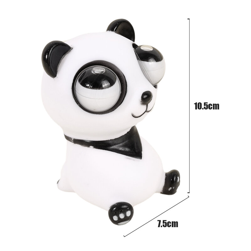 Funny Squeeze Panda Toy para crianças e adultos, Eyeball Burst Pinch Toys, alívio do estresse, olhos rotativos, brinquedo de descompressão, presentes