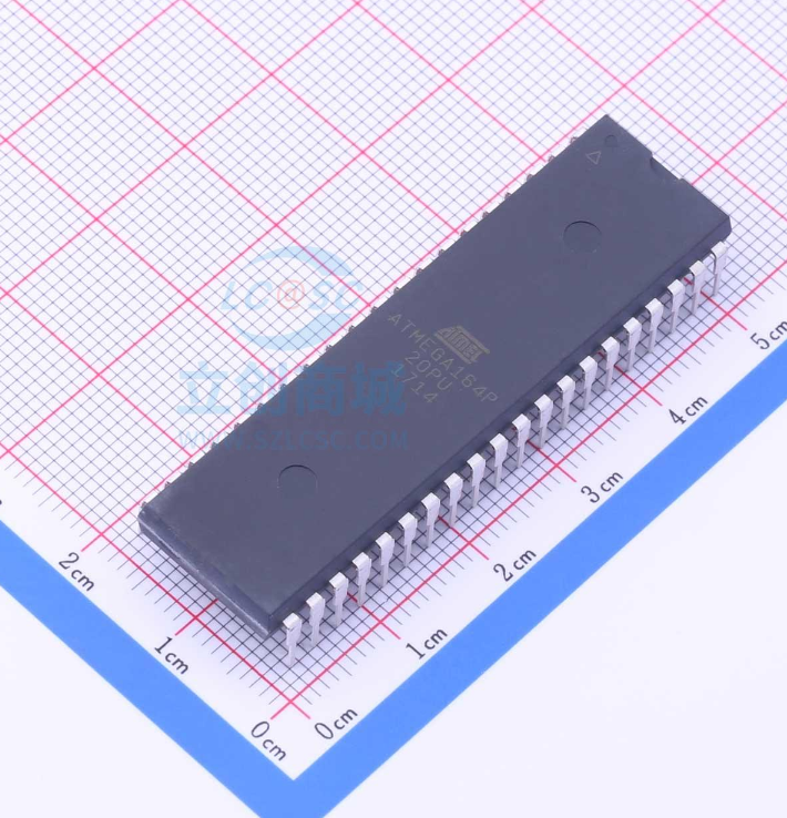 1PCS/LOTE ATMEGA164P-20PU Package DIP-40 New Original Genuine Processor/microcontroller IC Chip