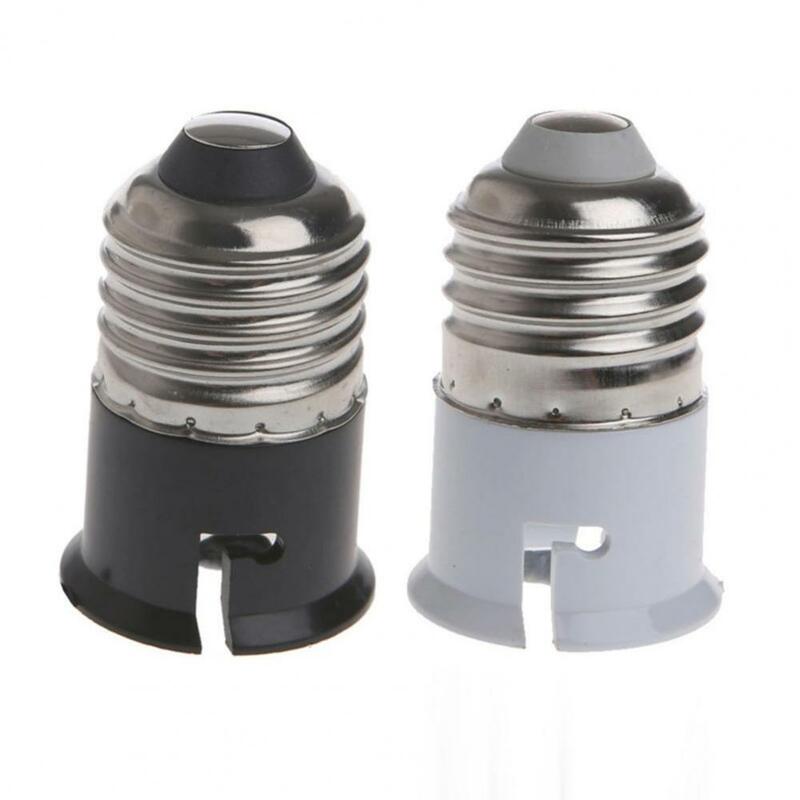E27 Bulb Socket into B22 Light Bulb Adapter Screw On Replacement E27 to B22 Light Bulb Converter
