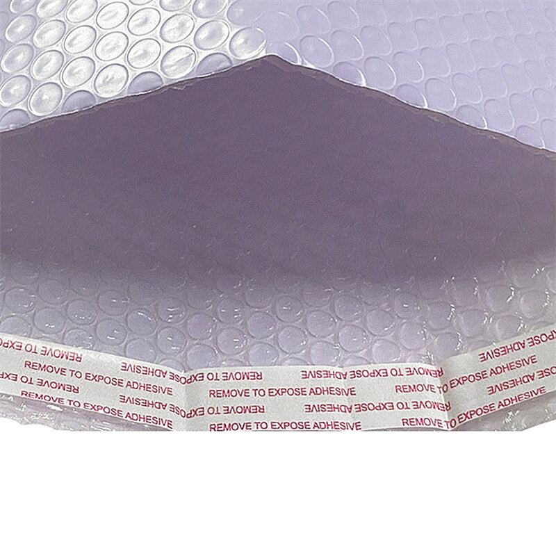 Sobres acolchados de burbujas para negocios, bolsas de embalaje con cierre hermético, color blanco y negro, 50 piezas, 18x23cm