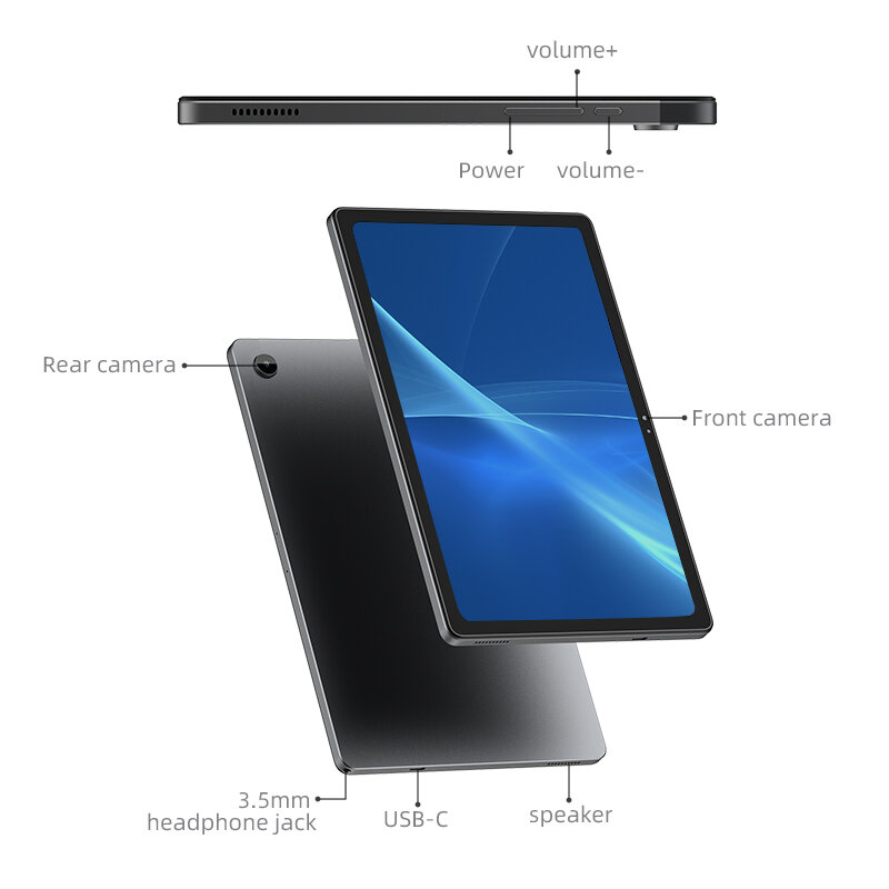 Alldocube iPlay50 Pro Tablet Helio G99, Tablet 4 K 10.4 inci RAM 8GB ROM 128/256GB, ponsel lte iPlay 50 Pro Google MicroSD