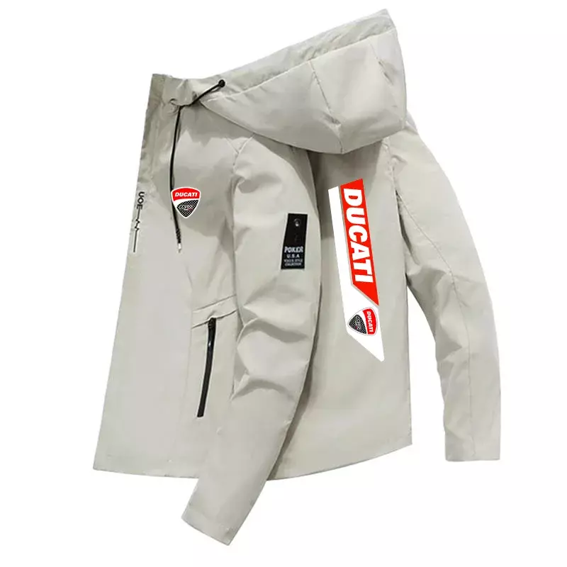 2024 nuova giacca con cerniera antivento da uomo Harajuku primaverile e invernale giacca da baseball con cappuccio di alta qualità giacca sportiva all'aperto