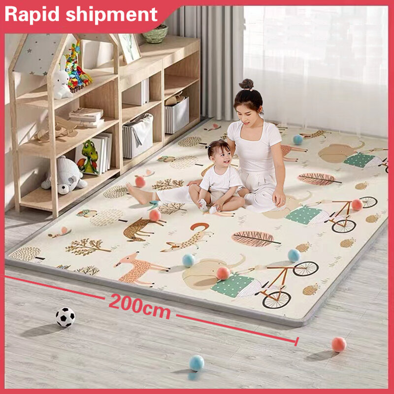 180 cmx150cmx1cm przyjazny dla środowiska gruby dywan z mata do zabawy s pełzający mata do zabawy dywanik dla dzieci prezent 0-6m