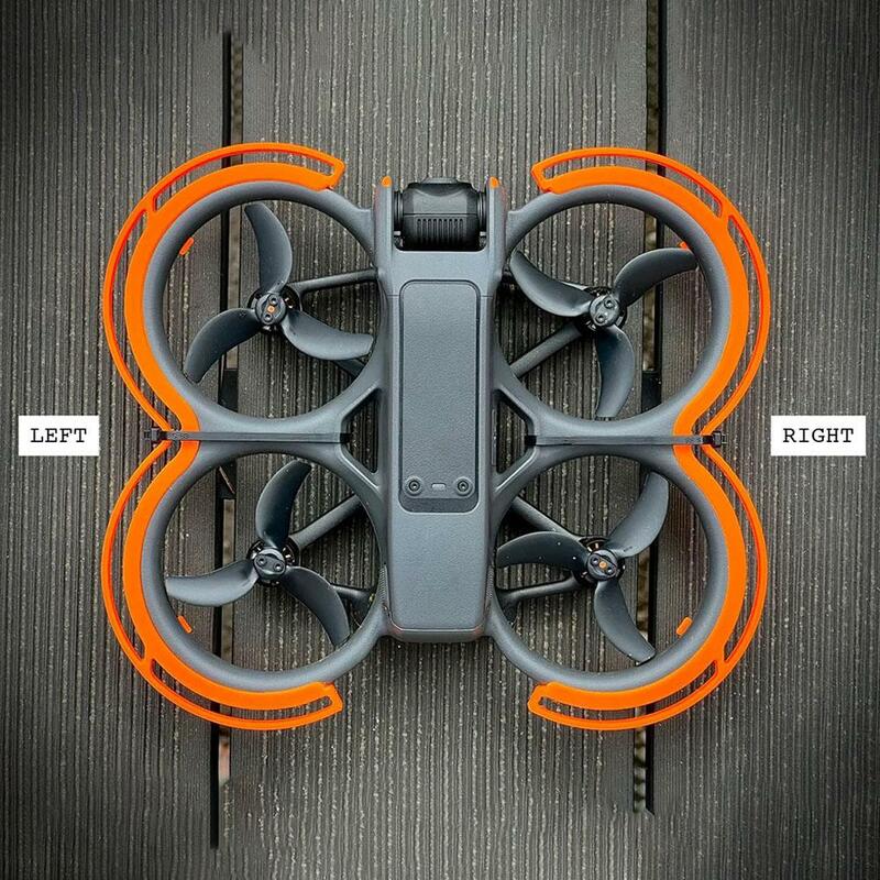 Untuk dji AVATA 2 bingkai anti-tabrakan, perangkat Drone pelindung bingkai 3D, aksesori cetak Bumper Bezel