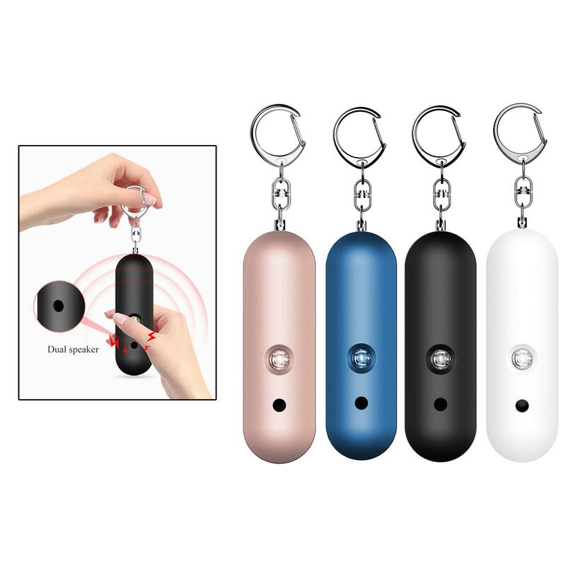 130 dB , Personal Alarm, Alarms Keychain with LED Light, Emergency Alarm Device for Kids,Students, Elderly