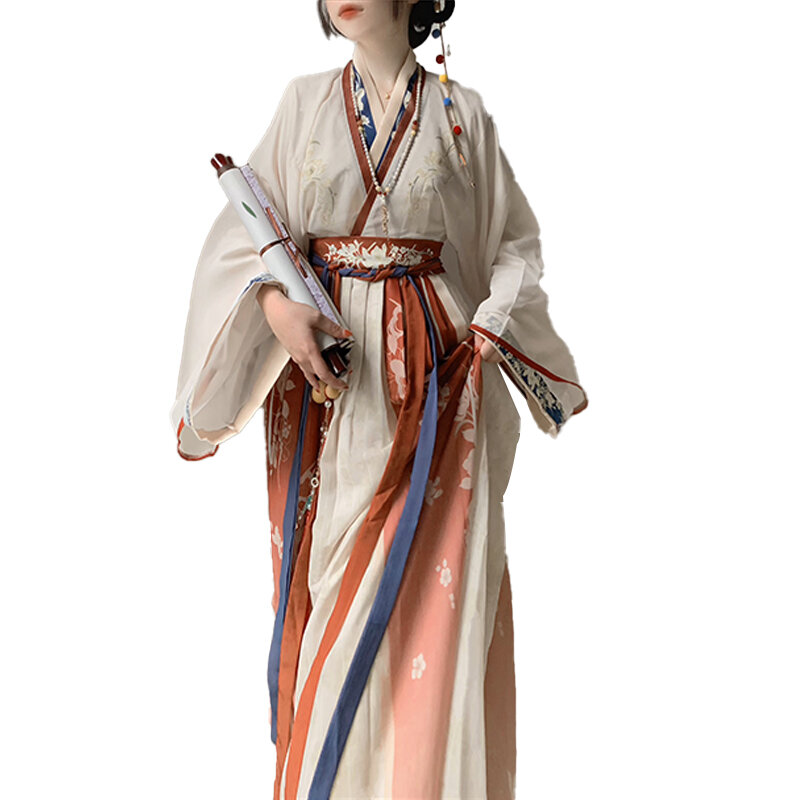 Jesienna nowa chińskich kobiet tradycyjna sukienka Hanfu taniec kostium wróżka starożytna księżniczka Cosplay Hanfu codzienna orientalna odzież