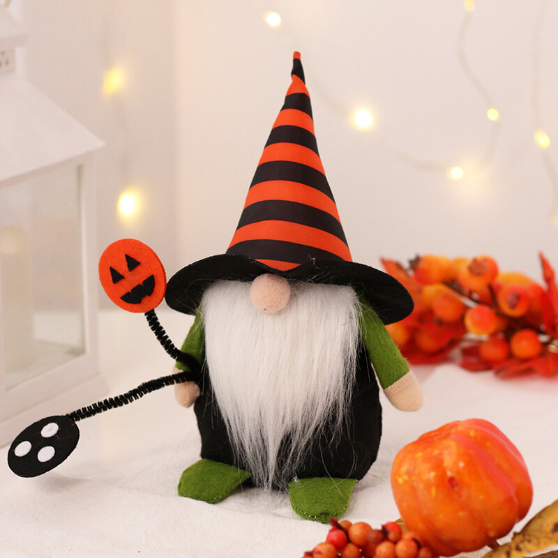 Creative Halloween DIY Doll Bar Decor Pumpkin Ghost Witch Pendant Scary Kids Gift Christmas Halloween Party Decoration for Home