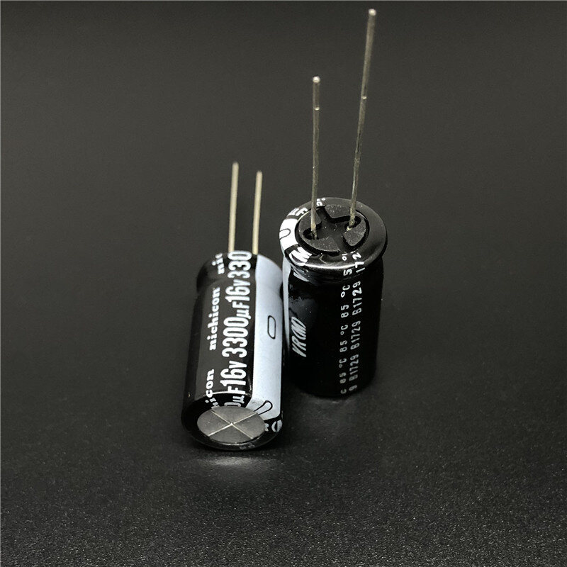 5 pces/50 pces 3300 uf 16 v nichicon vr série 12.5x25mm 16v3300uf padrão capacitor eletrolítico de alumínio