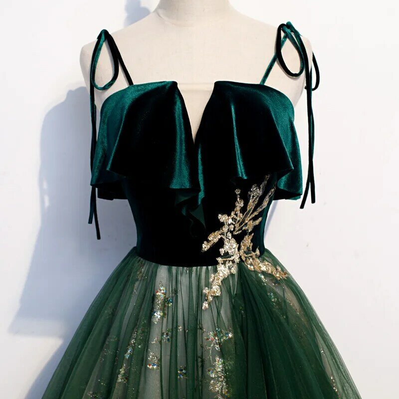 Черно-зеленое женское вечернее платье в стиле пэчворк с V-образным вырезом и блестками, Бандажное ТРАПЕЦИЕВИДНОЕ деловое платье, изысканное элегантное вокальное платье