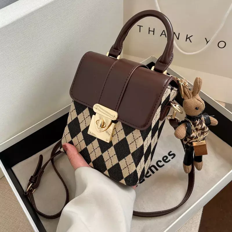 French Style Special-Interest Design 2024 Spring New Women's Popular Messenger Portable Small Square Bag
