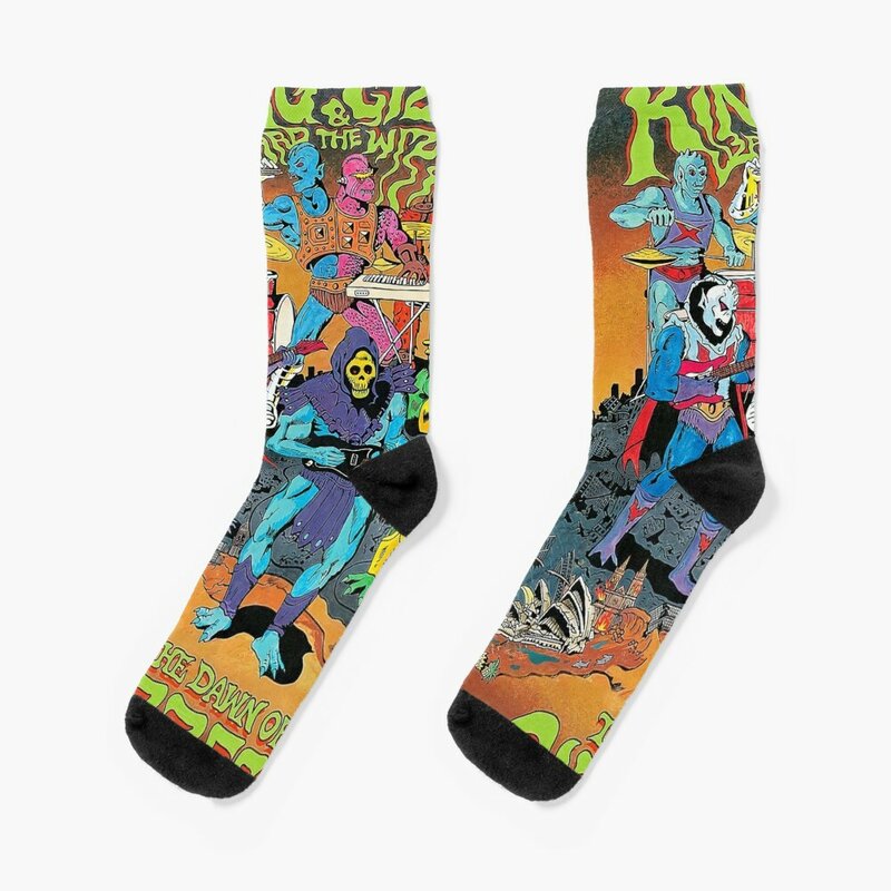 King Gizzard and The Lizard Wizard Dawn of Gizzfest Socks cycling Crossfit sports and leisure Men's Socks Women's