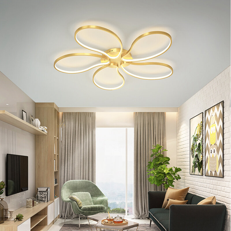 Plafonnier led au design moderne, éclairage d'intérieur, luminaire décoratif de plafond, idéal pour un salon, une chambre à coucher ou une cuisine, nouveau modèle