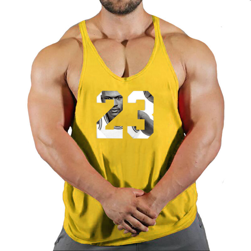 Stringer Gym Top Mannen Mannen Singlets Top Voor Fitness Vesten Gym Shirt Man Mouwloze Sweater T-shirts Bretels Man Kleding