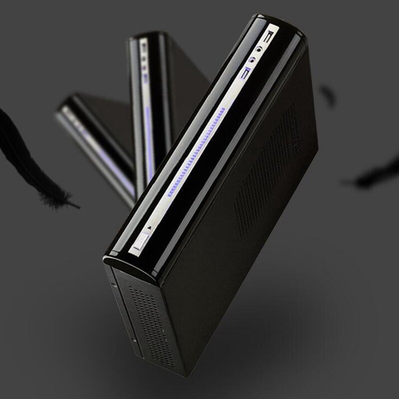 Boîtier vertical Mini ITX, petit boîtier Micro-Atx, armoire avec alimentation, prise US, PF C