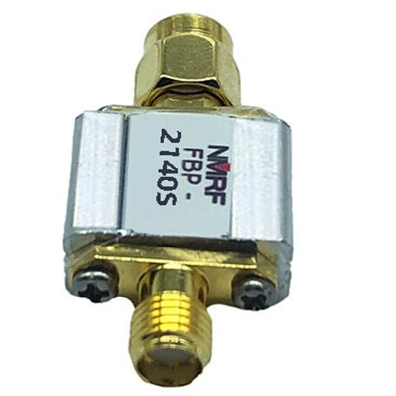 NMRF Signal Band Pass Filter, Filtro Bandpass, SAW 2140Mhz, Interface SMA, reduzir o ruído, UMTS, 1DB, 1 Pc, 2140Mhz