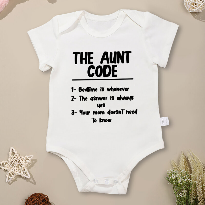 High Quality Fabric Pure Cotton Newborn Clothes Letter Print Unique Gift Baby Boys Romper Round Neck Short Sleeve Summer