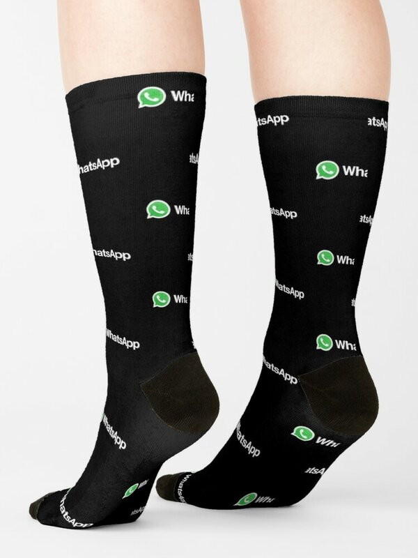 WhatsApp Socken Cartoon Socken Socken Baumwoll strümpfe Mann Golf Herren Socken Frauen