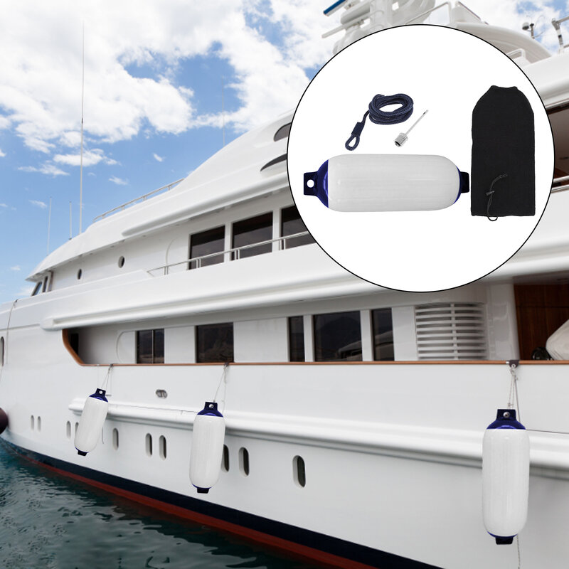 2PCS Barco Marinho pára-lamas para encaixe Inflável Anti Colisão Ball Boat Acessórios Bóias Protector Bumperss Barco com Corda