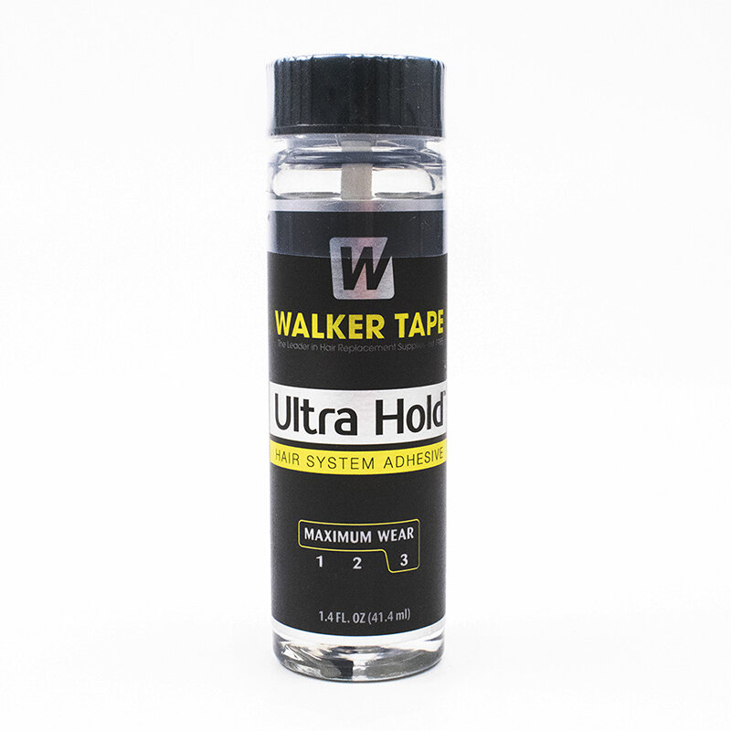 Walker Tape Ultra Hold Hair System Adhesive, Substituição Lace Glue para perucas Toupee ou laço, impermeável, 1.4LF.OZ, 41.4ml