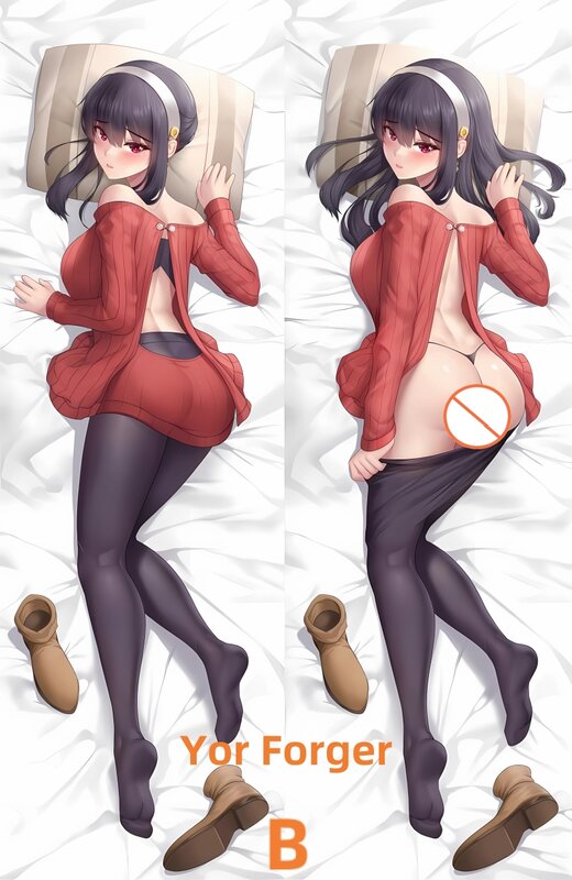 Dakimakura Anime Pillow Case Yor Forger Double-sided Print Of Life-size Body Pillowcase Gifts Can be Customized