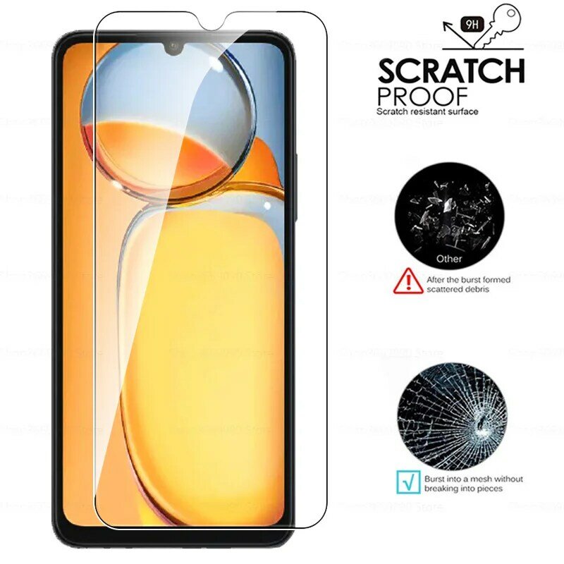 8 to1 Protective Glass Case For Redmi 13C Tempered Glass For Xiomi Redmi13C Redmy 13 C C13 4G 6.74inches Camera Screen Protector