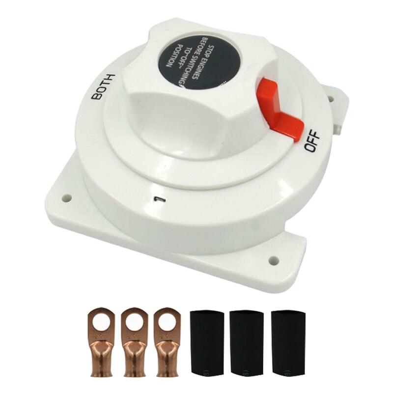 Marine DC Battery Selector Switch 6-32V 2 Both Off High Amp