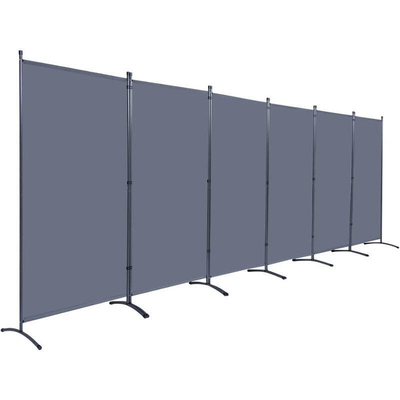 Indoor Room Divider, Portable Office Divider, Convenient Movable (6-Panel), Folding Partition Privacy Screen for Bedroom,Dining