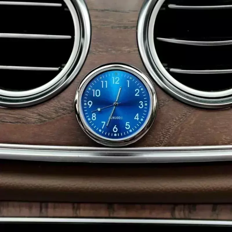 明るいミニ車の時計、自動車の内部、スティックオンデジタル時計、状態、自動車の装飾、車のアクセサリー、ギフト