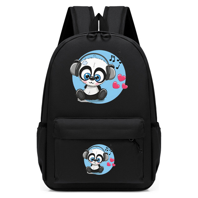 Panda Anime Children School Bags for Girls Boy Children Backpacks Kindergarten Cartoon Animal Kids Backpack for 2-5 Years Bags
