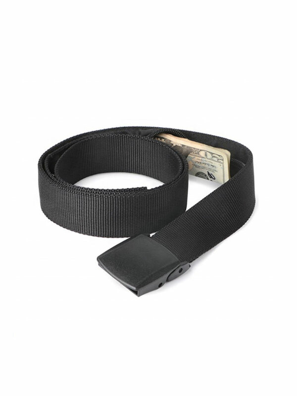 Sac de taille de ceinture anti-vol pour hommes et femmes, ceinture d'argent cachée portable, portefeuille de voyage, ceinture secrète, 119cm