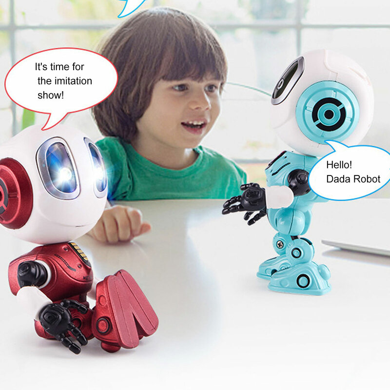 Juguete de Robot eléctrico con luz, música, luminoso, parpadeante, canto, baile, regalo para niños y niñas