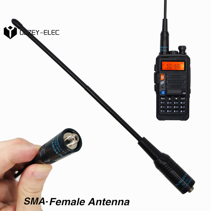 NA-771 Dual Band High Gain Soft Whip Antenne für UV5R Serie 888s Intercom Antenne Handheld 2-Wege-Radio SMA weibliche Antenne