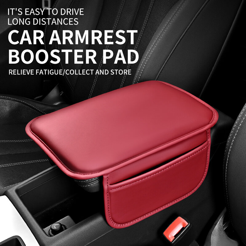 Car Armrest Pad Center Console Armrest Protection Pad Multifunctional Armrest Storage Box Pad For Relieving Fatigue
