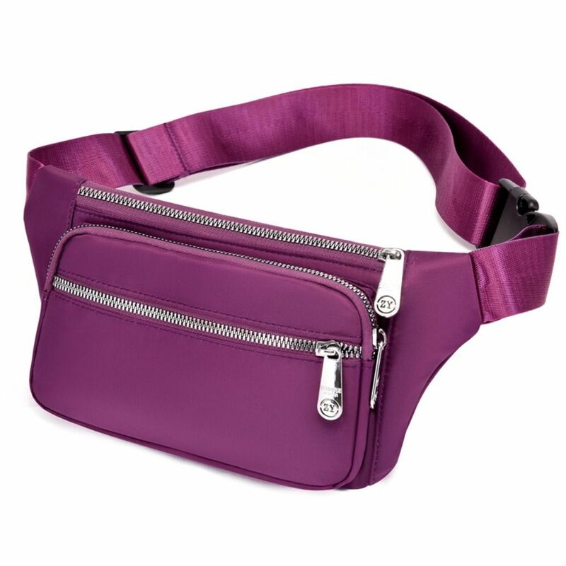 Multi-Pocket Crossbody Bag Fashion Oxford Cloth Waterproof Waist Bag Large Capacity Wallet