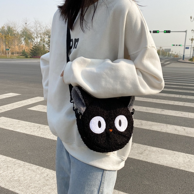 Borsa Kawaii in stile giapponese borsa a tracolla in peluche da donna per donna 2022 nuova borsa a tracolla borsa piccola per telefono e borsa Bolsa Feminina