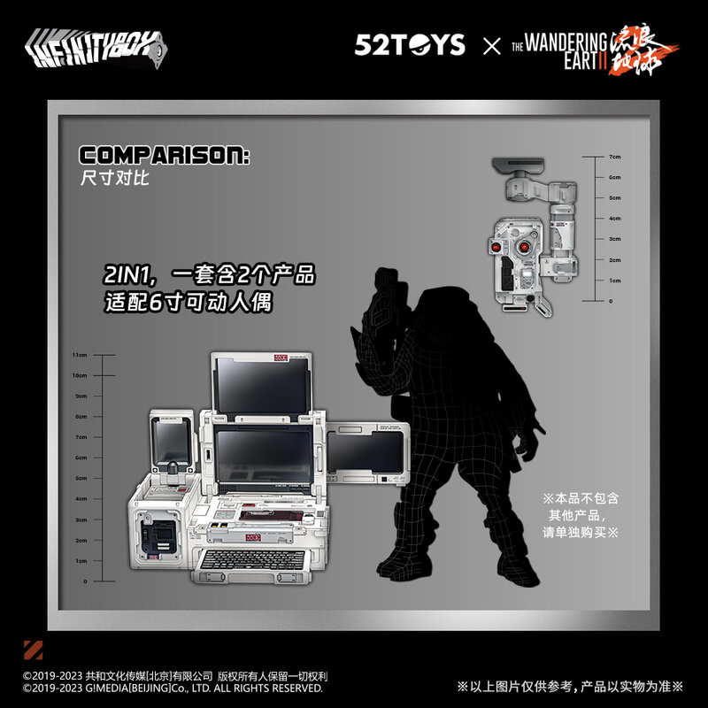52TOYS MF itybox Cape IB-06 C & 550W Robot de déformation, Abrting in Mecha and Cube, Action Figure, Collecemballages Gift
