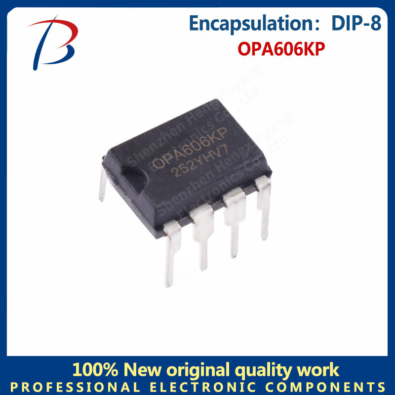 Amplificateurs opérationnels en ligne avec sérigraphie, DIP-8, OPA606KP, 1PC
