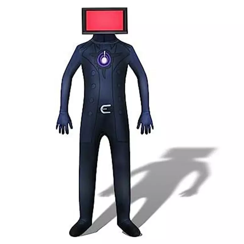 Костюм для косплея Skibidi унитаз, костюм с колонками для мужчин, ТВ, мужчин, костюмы с камкордером-пауком, комбинезон, маска на Хэллоуин для женщин и мужчин