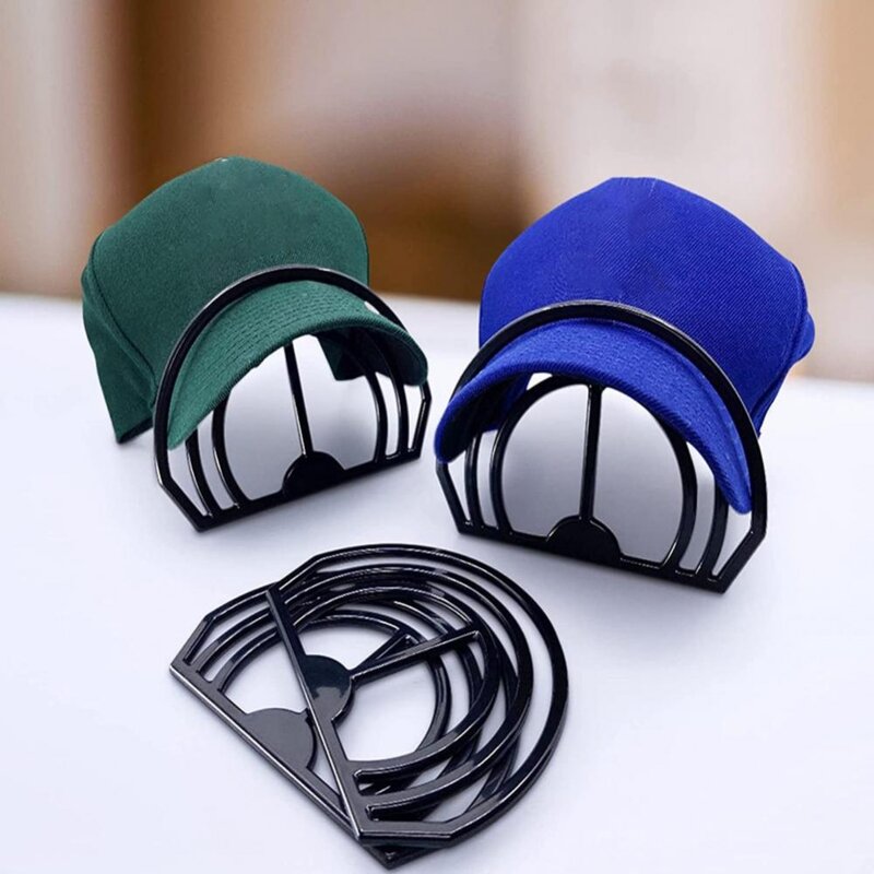 Sombrero de béisbol de plástico con diseño de ranuras duales, 1 piezas, banda curva perfecta, gorra dobladora de facturas, dispositivo curvo de picos